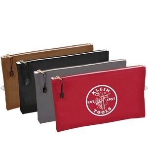 Klein Tools Canvas Zipper Bags 4-Pack